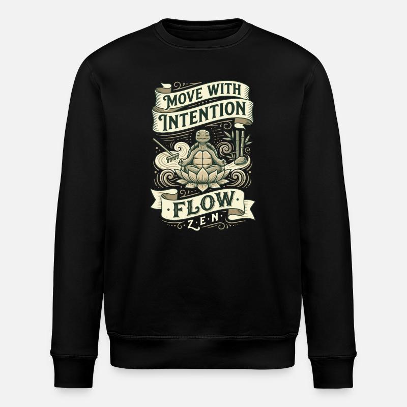 Mouvement avec intention : Zen Flow - Sweat bio ROLLER Stanley/Stella Unisexe - noir