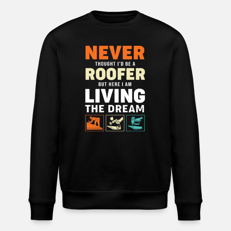 Dachdecker - Stanley/Stella Unisex Bio-Sweatshirt ROLLER - Schwarz
