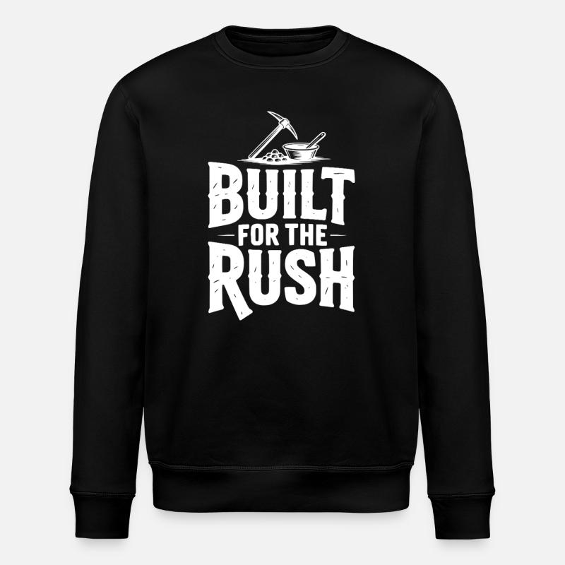 Construit pour la ruée - Sweat bio ROLLER Stanley/Stella Unisexe - noir