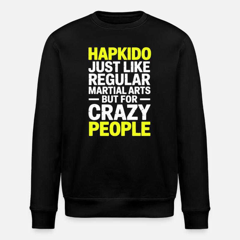 Hapkido Hap Ki Do Gifts - Stanley/Stella ROLLER Unisex Organic Sweatshirt - black