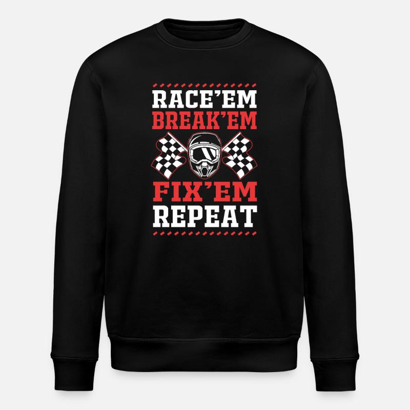 Drag Race - Stanley/Stella Unisex Bio-Sweatshirt ROLLER - Schwarz
