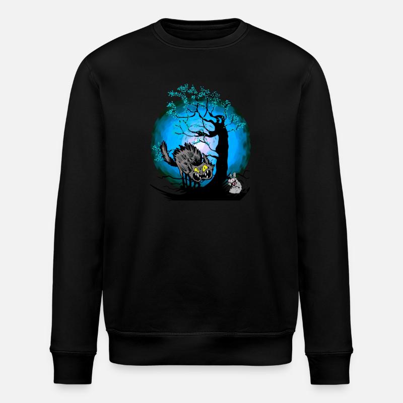 Halloween Chat Chats Souris - Sweat bio ROLLER Stanley/Stella Unisexe - noir