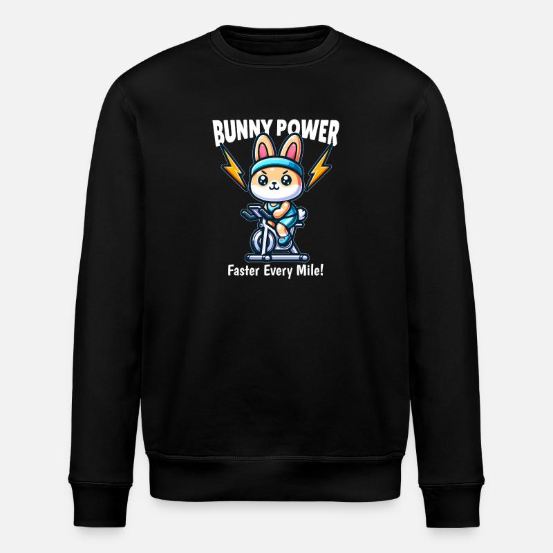 Vélo de lapin - Sweat bio ROLLER Stanley/Stella Unisexe - noir