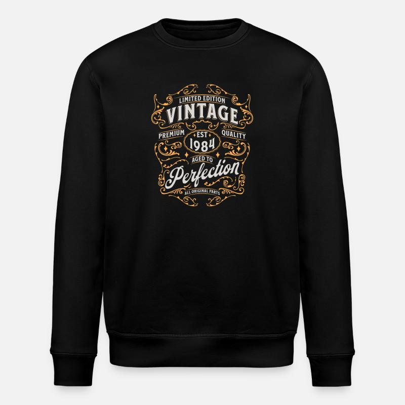 Limited edition 1984 - Stanley/Stella Unisex Bio-Sweatshirt ROLLER - Schwarz