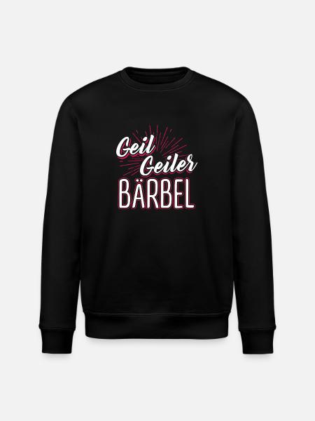 BÄRBEL - geiler - Stanley/Stella Unisex Bio-Sweatshirt ROLLER - Schwarz