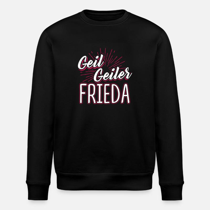 FRIEDA - Geil - Stanley/Stella Unisex Bio-Sweatshirt ROLLER - Schwarz