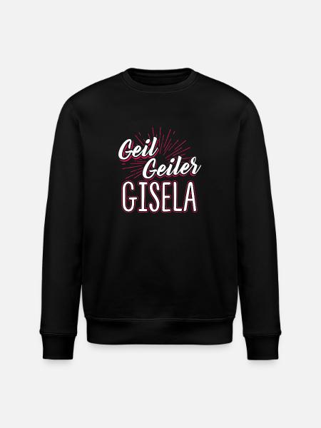 GISELA - geiler - Stanley/Stella Unisex Bio-Sweatshirt ROLLER - Schwarz