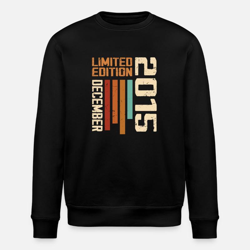 December 2015 - 2015 December - Stanley/Stella ROLLER Unisex Organic Sweatshirt - black