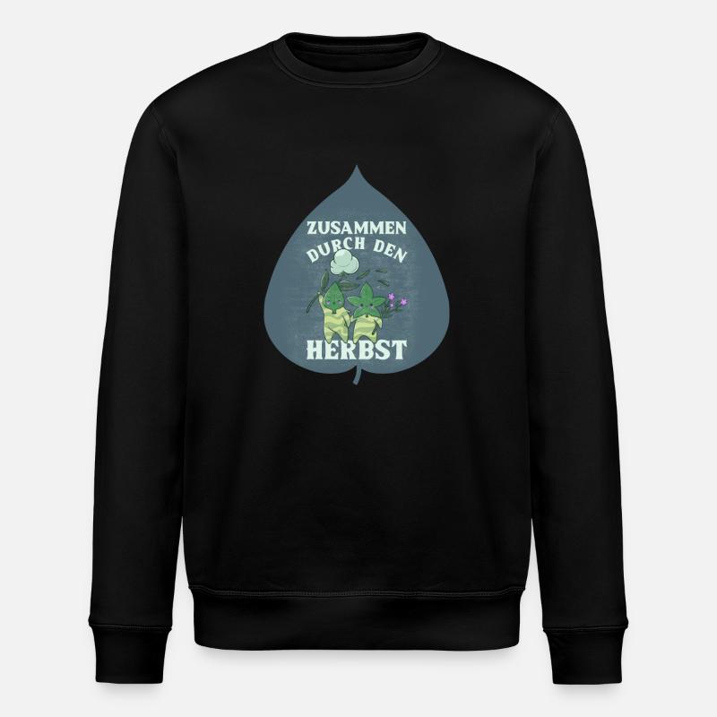 Sammen gennem efteråret efterlader gave - Stanley/Stella økologisk unisex-sweatshirt ROLLER - sort
