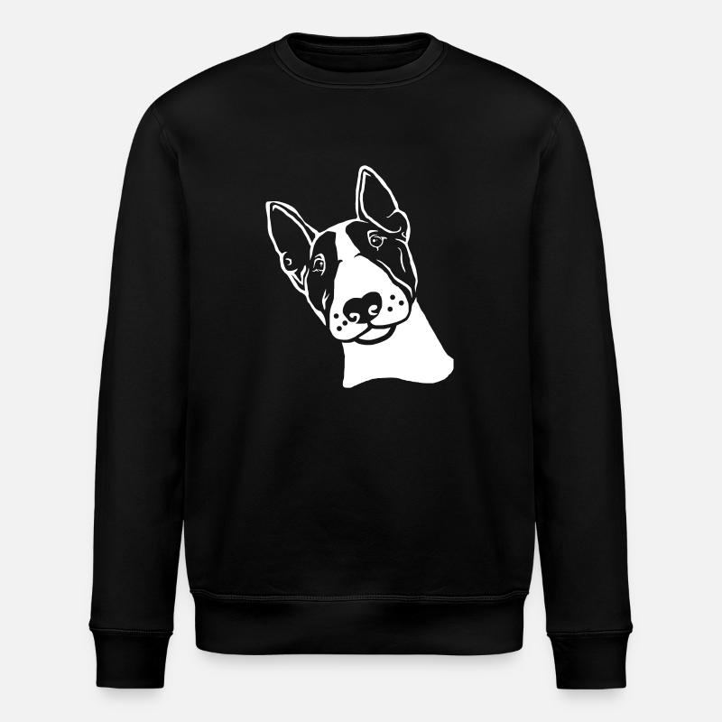Miniature Bull Terrier - Sweat bio ROLLER Stanley/Stella Unisexe - noir
