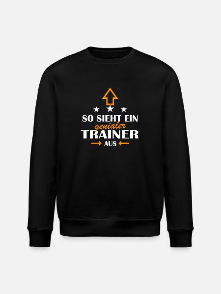 GENIALER Trainer - Stanley/Stella Unisex Bio-Sweatshirt ROLLER - Schwarz