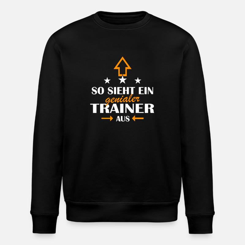 GENIALER Trainer - Stanley/Stella Unisex Bio-Sweatshirt ROLLER - Schwarz