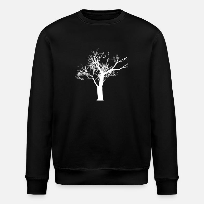 The tree in nature - Stanley/Stella ROLLER Unisex Organic Sweatshirt - black