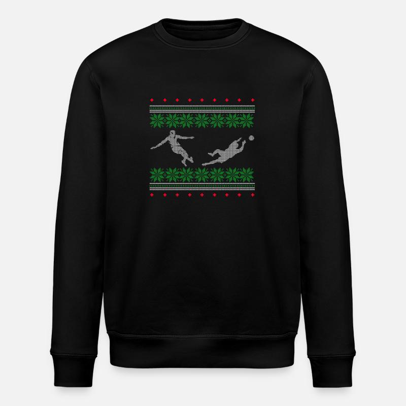 noël noël football pull vilain - Sweat bio ROLLER Stanley/Stella Unisexe - noir
