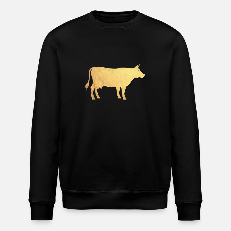 Vache d’or - Sweat bio ROLLER Stanley/Stella Unisexe - noir