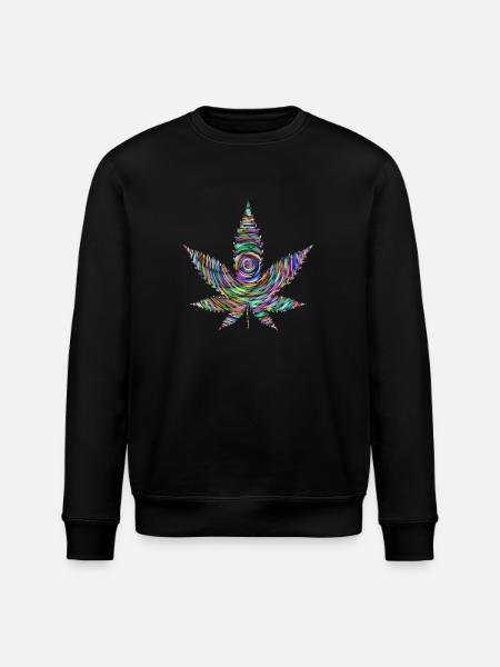 Marijuana - Stanley/Stella Unisex Bio-Sweatshirt ROLLER - Schwarz