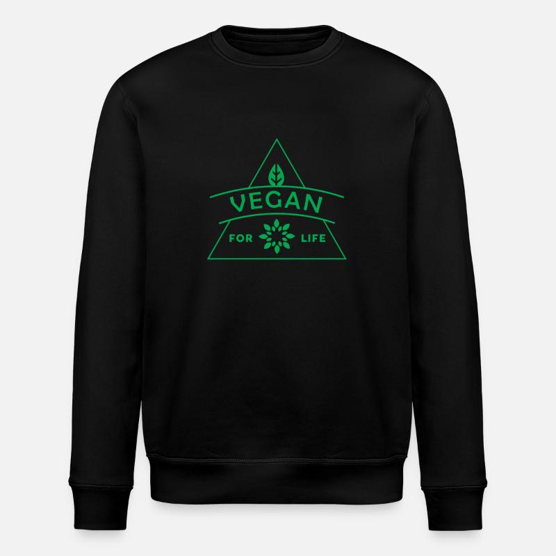 cadeau végétalien - Sweat bio ROLLER Stanley/Stella Unisexe - noir