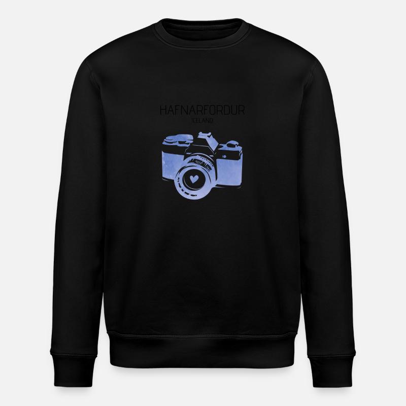 Hafnarfjordur, Iceland - Stanley/Stella ROLLER Unisex Organic Sweatshirt - black