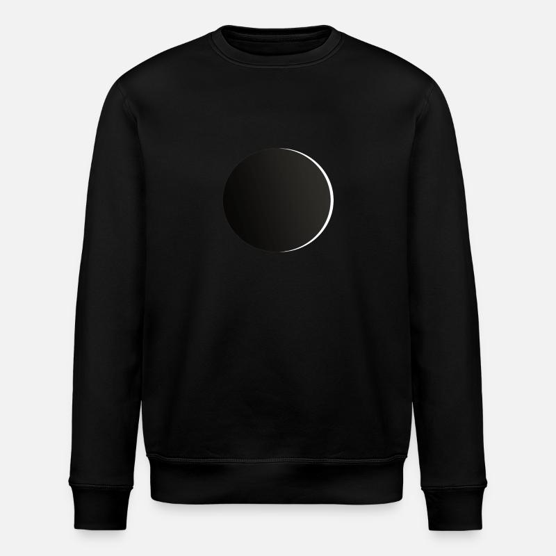 Eclipse shirt discreed - Stanley/Stella ROLLER Unisex Organic Sweatshirt - black