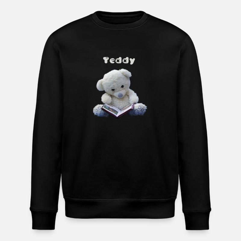 Teddy - Stanley/Stella ROLLER Unisex Organic Sweatshirt - black