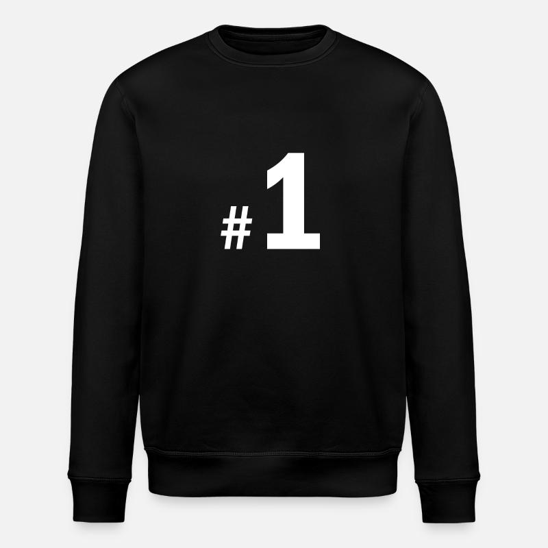 Number One - Stanley/Stella Unisex Bio-Sweatshirt ROLLER - Schwarz