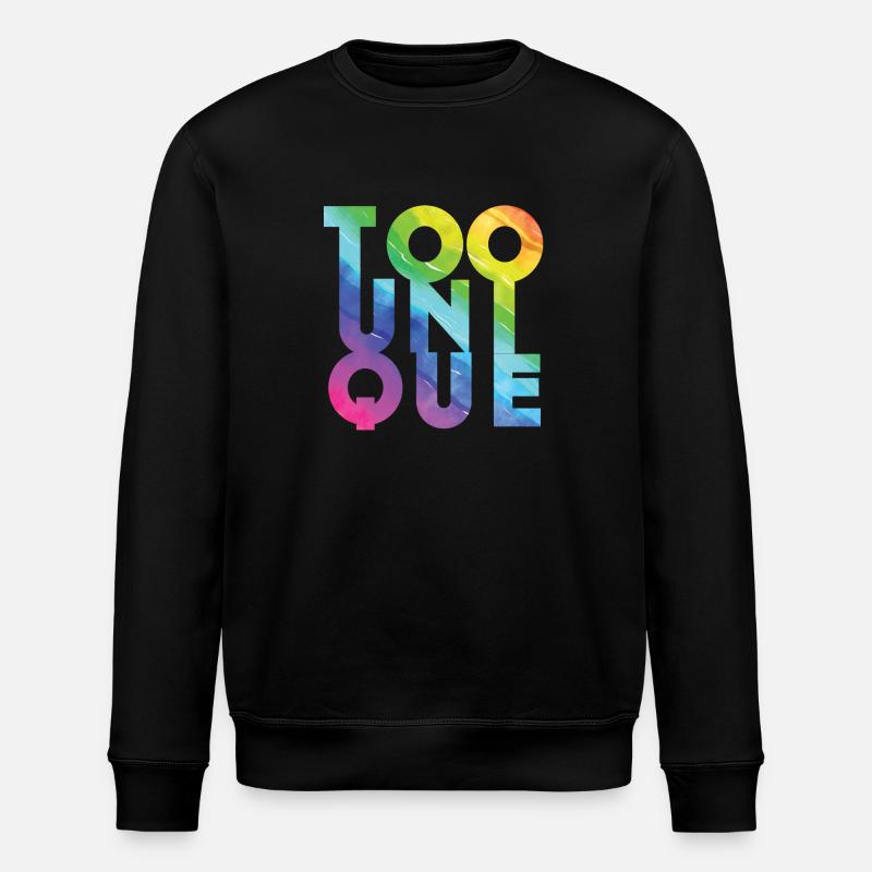 Too Unique - Stanley/Stella ROLLER Unisex Organic Sweatshirt - black