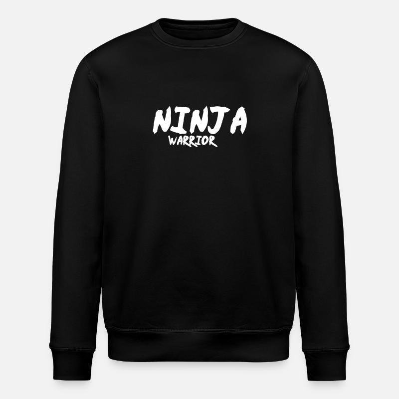 ninja warrior shirt - Stanley/Stella Unisex Bio-Sweatshirt ROLLER - Schwarz