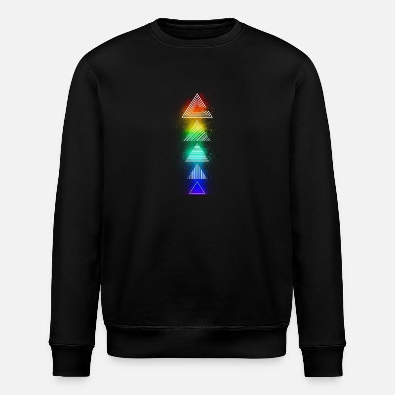 Neon Dreick Bunt - Stanley/Stella Unisex Bio-Sweatshirt ROLLER - Schwarz