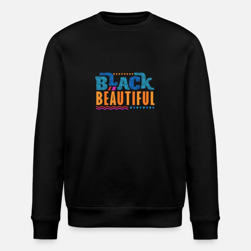 Le noir est bel afro-américain - Sweat bio ROLLER Stanley/Stella Unisexe - noir