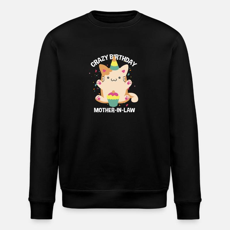 Funny Crazy Birthday belle-mère - Sweat bio ROLLER Stanley/Stella Unisexe - noir