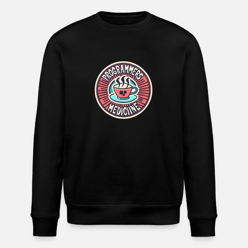 Programmers Medicine - Stanley/Stella Unisex Bio-Sweatshirt ROLLER - Schwarz