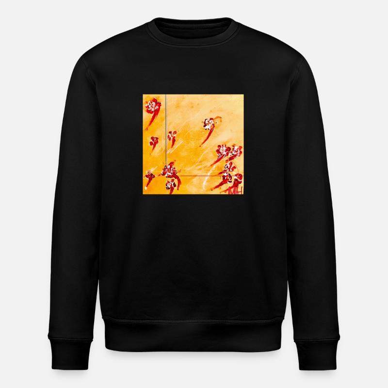 Floral - Sweat bio ROLLER Stanley/Stella Unisexe - noir