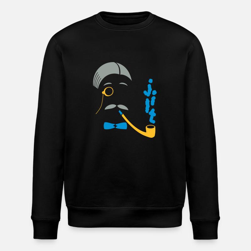 Sir Smoke A Lot - Stanley/Stella Unisex Bio-Sweatshirt ROLLER - Schwarz