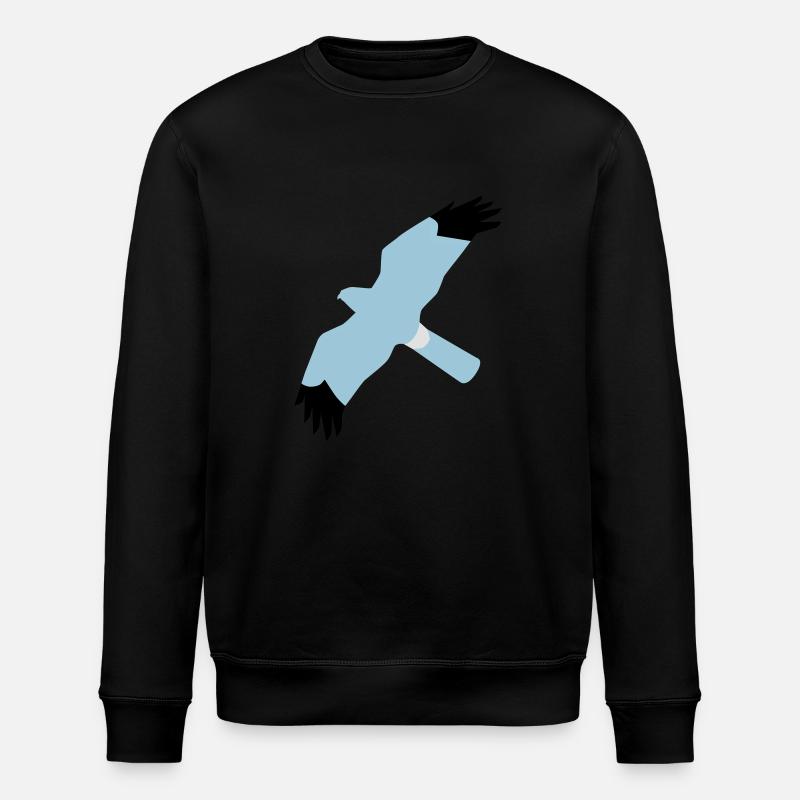 BAWC HHD Splat Design v3F - Stanley/Stella ROLLER Unisex Organic Sweatshirt - black