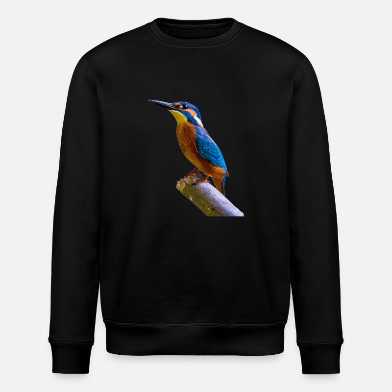 eisvogel - Stanley/Stella Unisex Bio-Sweatshirt ROLLER - Schwarz