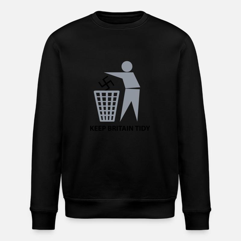 KEEP BRITAIN TIDY - Stanley/Stella ROLLER Unisex Organic Sweatshirt - black