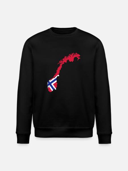 Norway - Stanley/Stella ROLLER Unisex Organic Sweatshirt - black