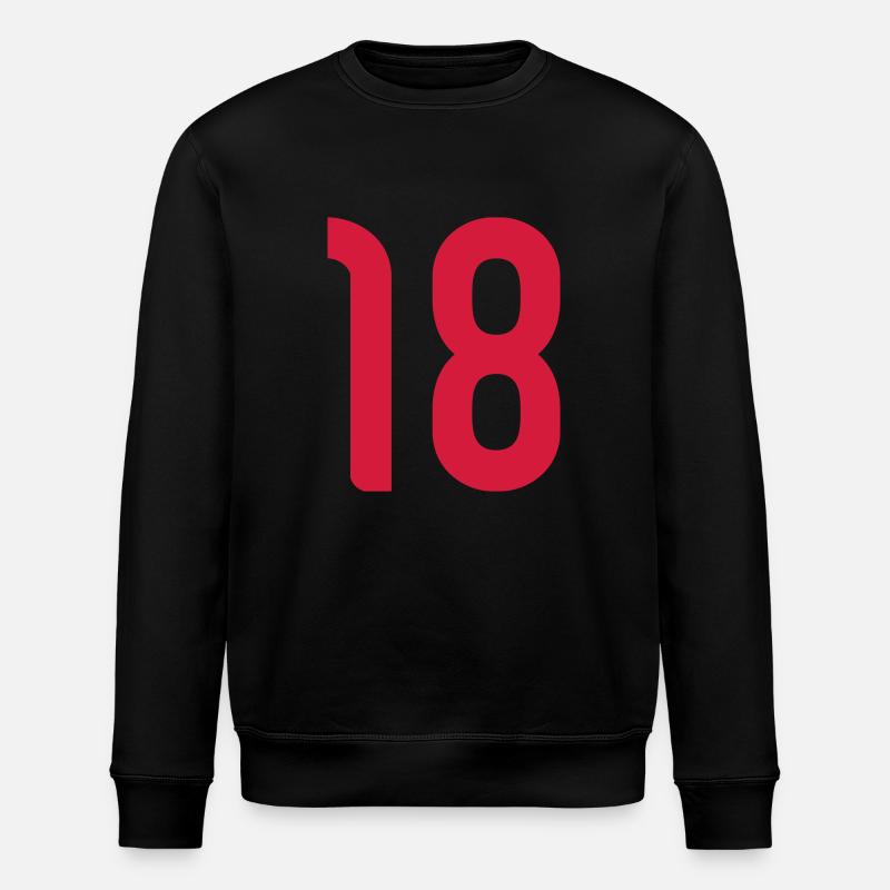 Pompier 18_V2 - Sweat bio ROLLER Stanley/Stella Unisexe - noir