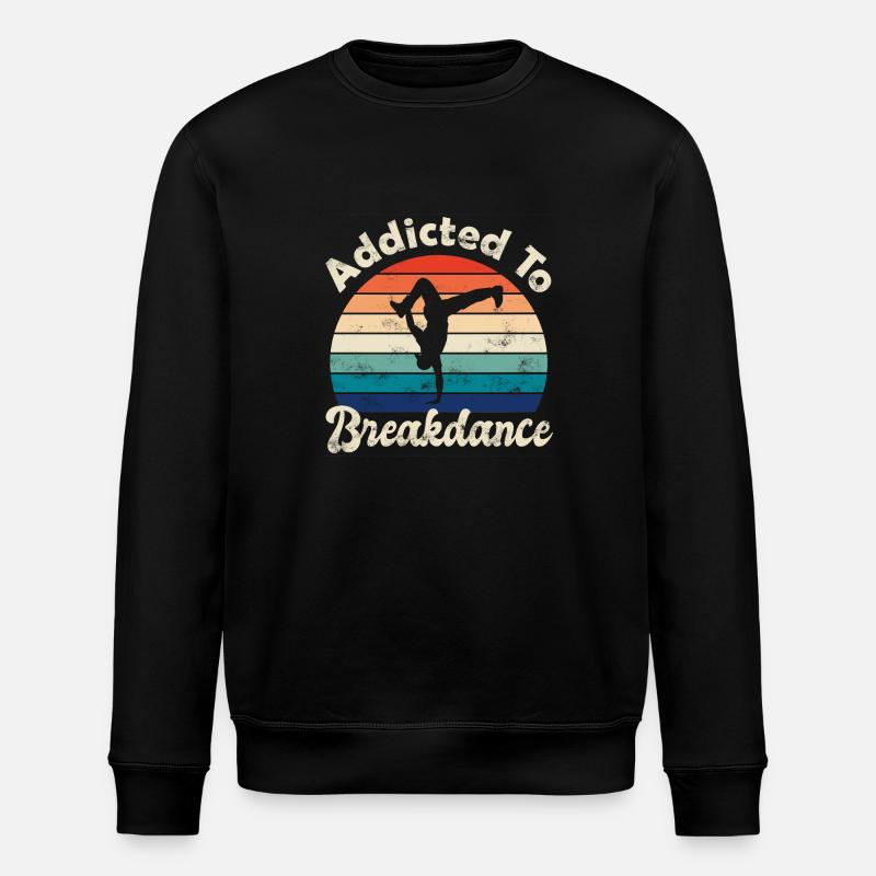 Breakdancing - Stanley/Stella ROLLER Unisex Organic Sweatshirt - black