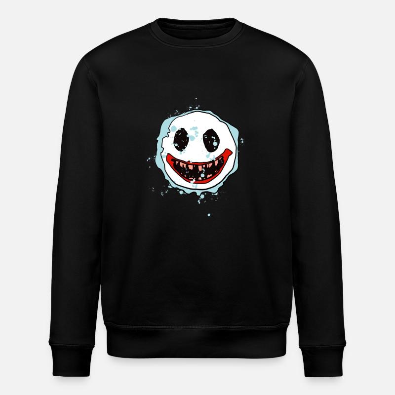 Halloween maske - Stanley/Stella Unisex Bio-Sweatshirt ROLLER - Schwarz