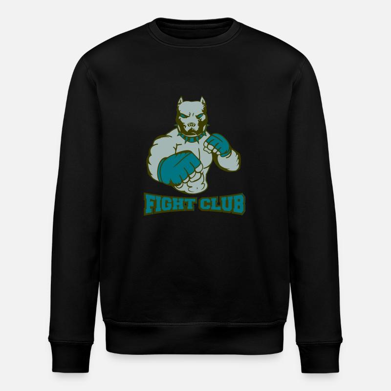 dog fighter - Stanley/Stella Unisex Bio-Sweatshirt ROLLER - Schwarz