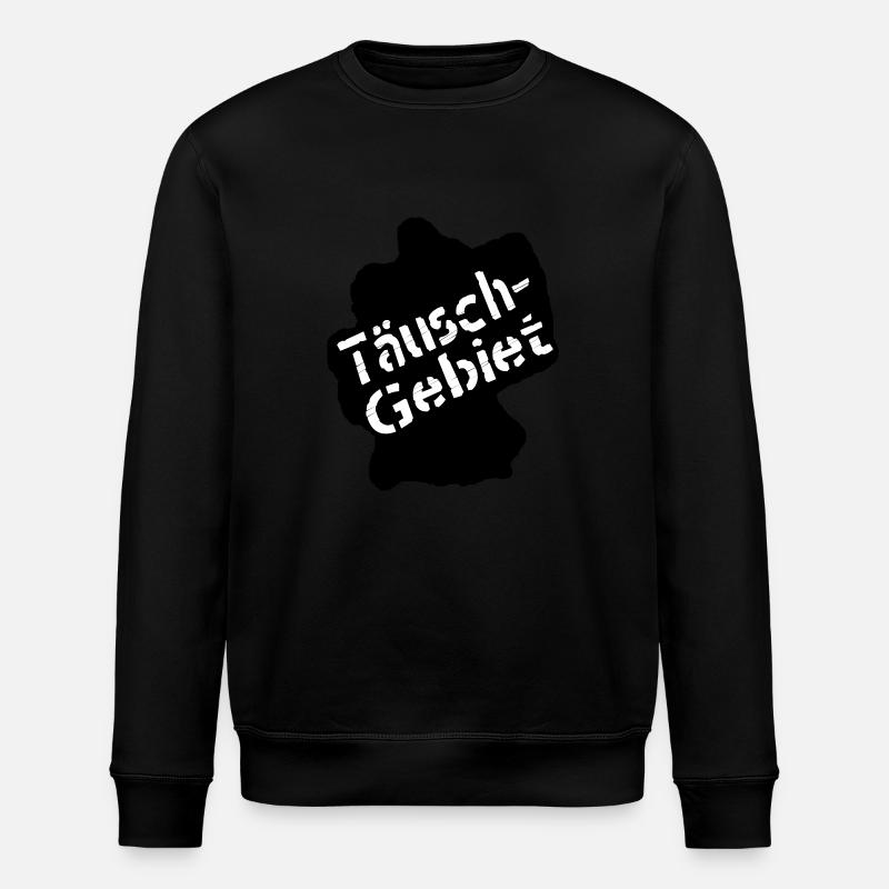 täuschgebiet - Stanley/Stella Unisex Bio-Sweatshirt ROLLER - Schwarz