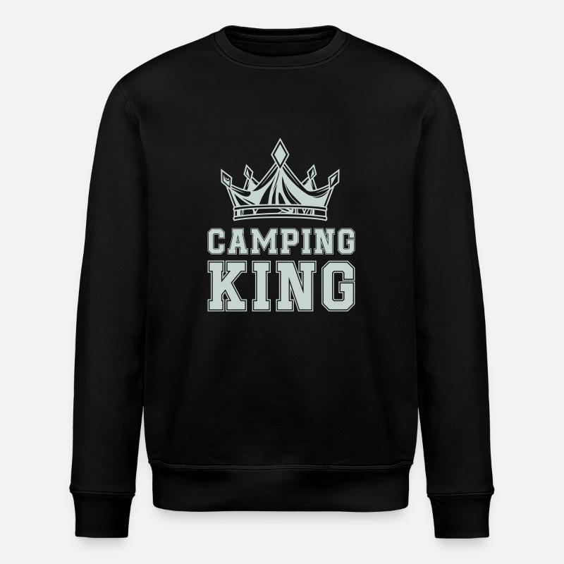 camping king - Stanley/Stella Unisex Bio-Sweatshirt ROLLER - Schwarz