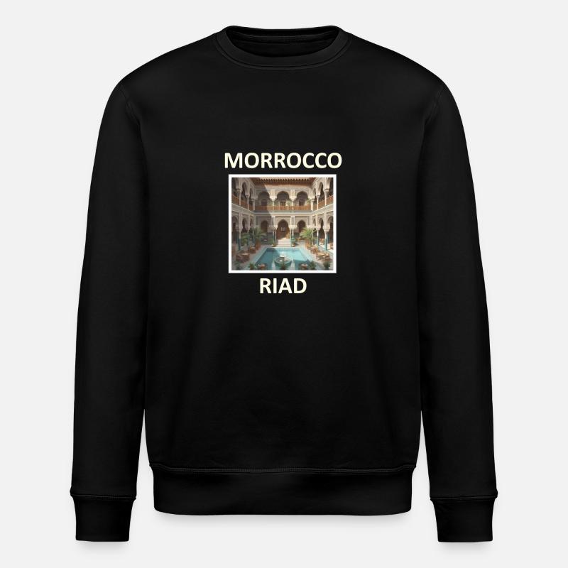 RIAD 2 - Sweat bio ROLLER Stanley/Stella Unisexe - noir