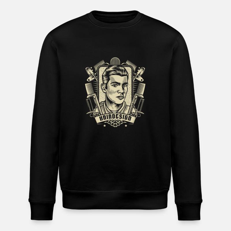 Coiffeur - Sweat bio ROLLER Stanley/Stella Unisexe - noir