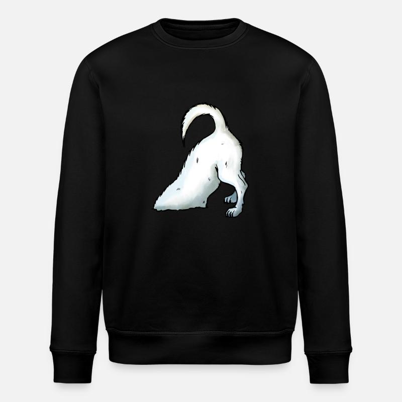 Jack Russell creuse - Sweat bio ROLLER Stanley/Stella Unisexe - noir
