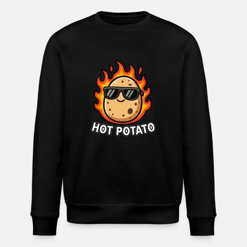 PATATE CHAUDE - Sweat bio ROLLER Stanley/Stella Unisexe - noir