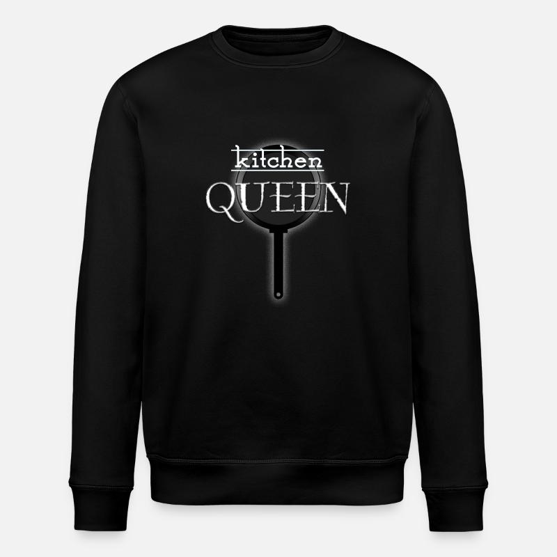 kitchen queen - Stanley/Stella Unisex Bio-Sweatshirt ROLLER - Schwarz
