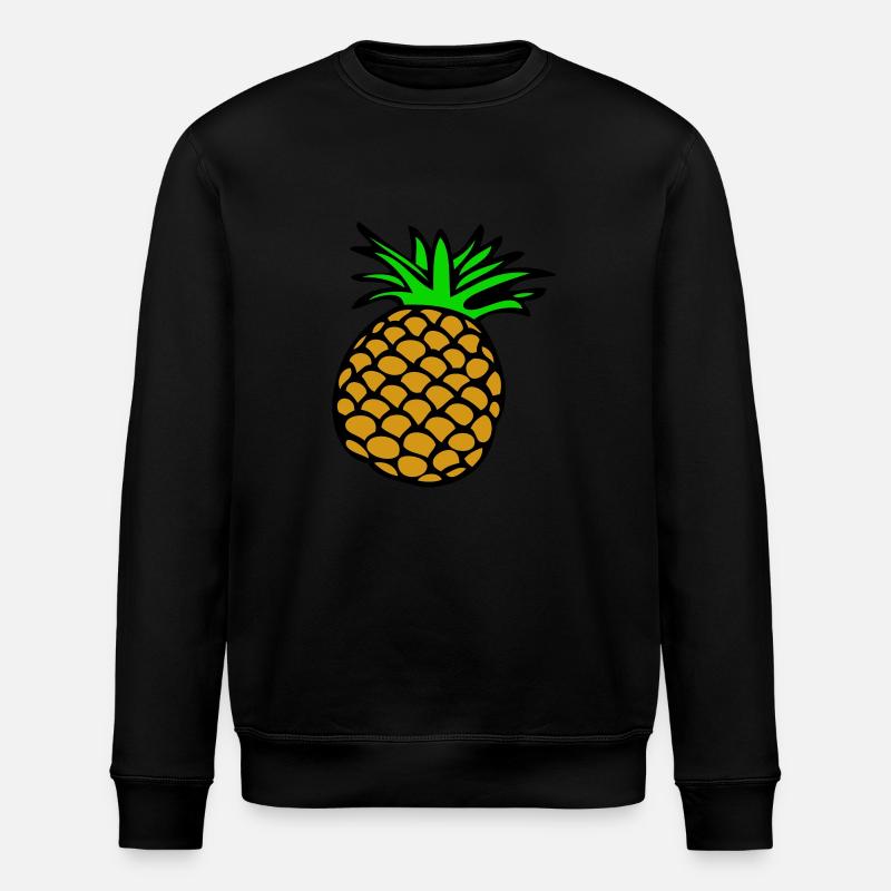 Ananas - Stanley/Stella Unisex Bio-Sweatshirt ROLLER - Schwarz