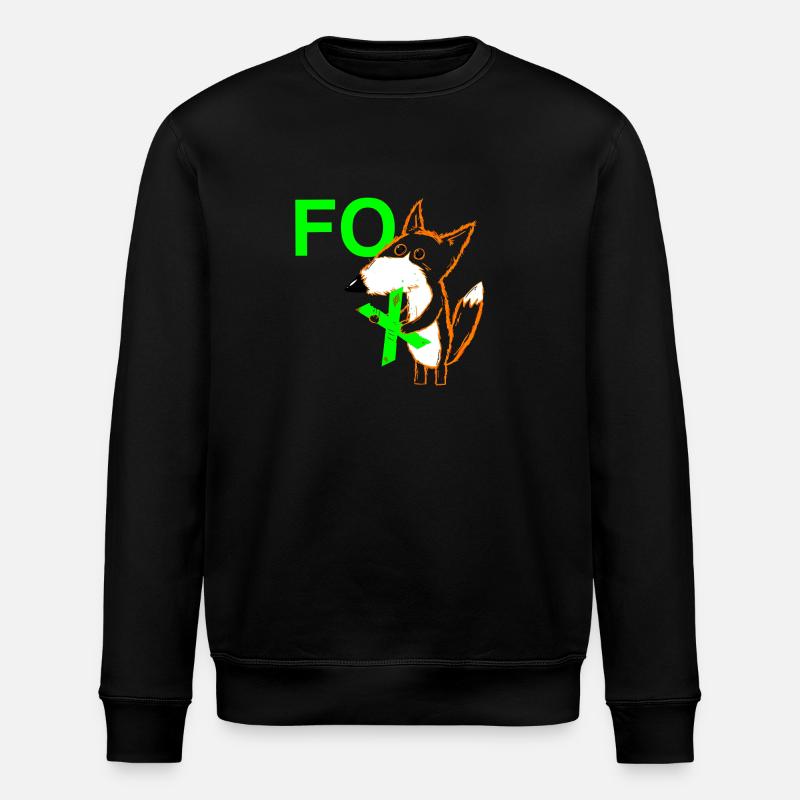 Das X in FOX - Stanley/Stella Unisex Bio-Sweatshirt ROLLER - Schwarz